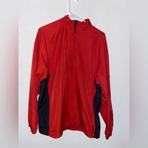 NikeGolf Red/Black Half Zip